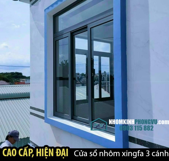 Gợi ý 55+ mẫu cửa sổ nhôm xingfa 3 cánh cao cấp, hiện đại